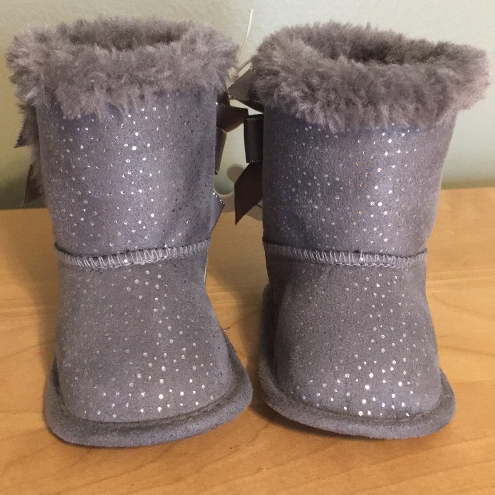Size 1 baby girl booties